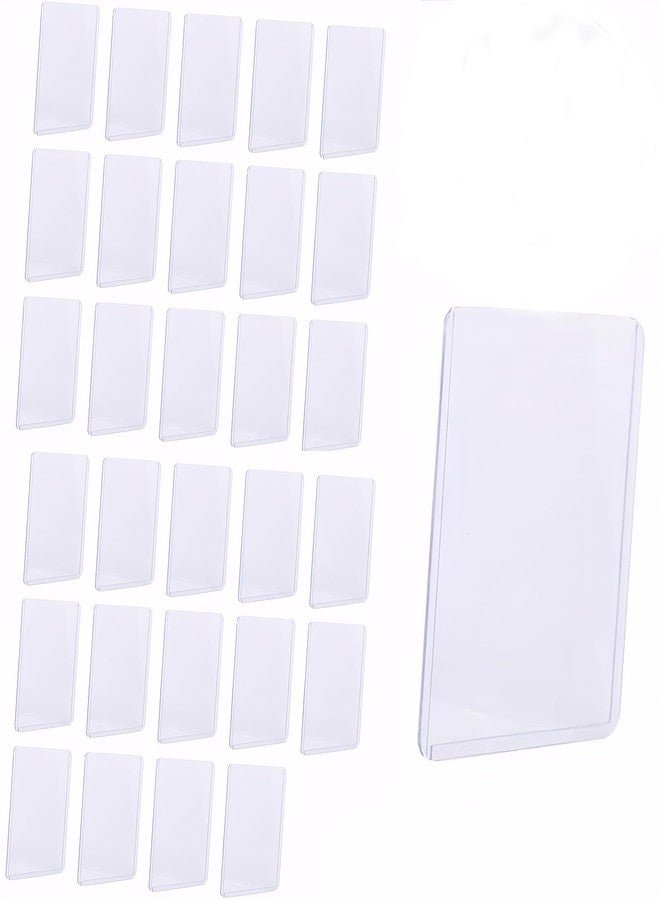 Zibuyu 30pcs 35PT Clear Card Sleeves - 77x101mm Premium Trading Card Protectors, Anti-Scratch Top Loaders for Pokemon, MTG, K-Pop & Collectible Cards - Image 1